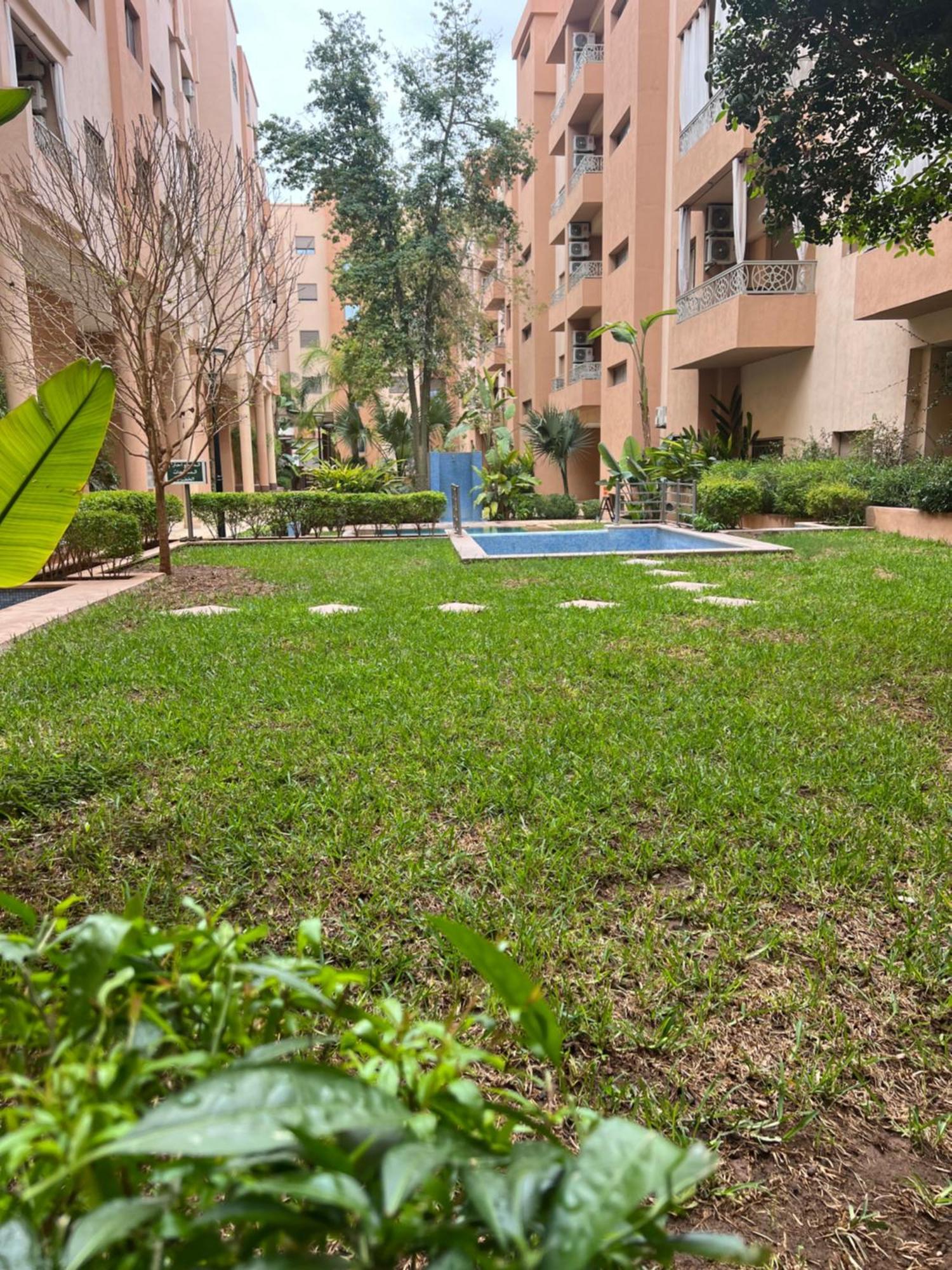 Appartement Safran Avec Piscine Marrakesh Exterior photo